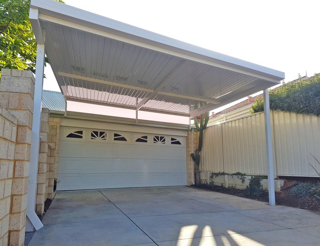 Raised Flat Carport - Wanneroo Patios