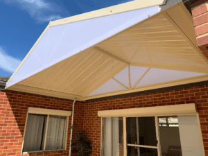 Gable Patio with Infill and Smoothdek Sheeting V1
